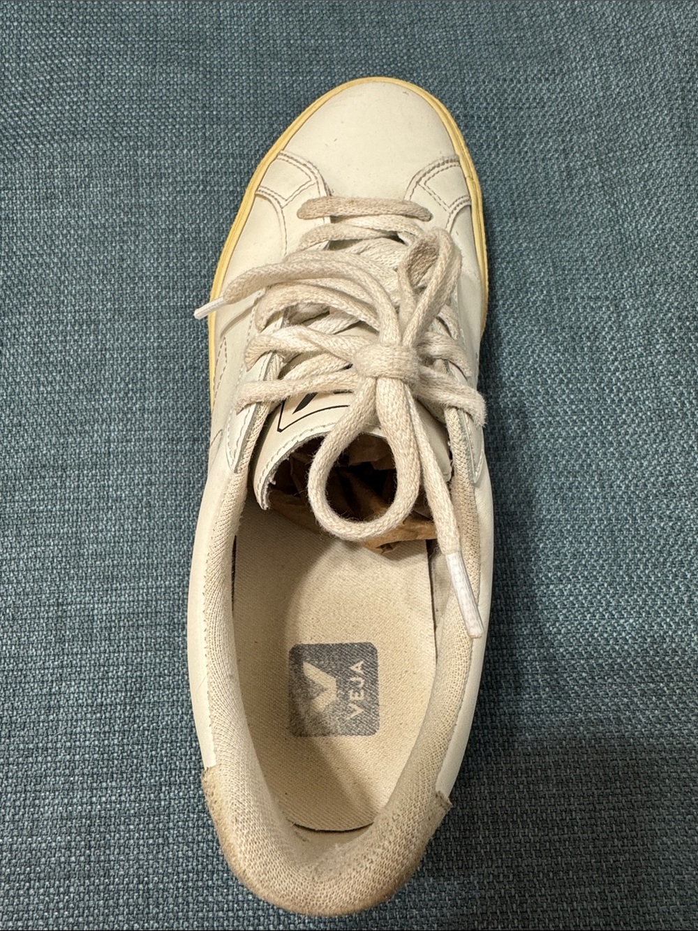 Veja Esplar Low Top Sneaker Women's Size 8 White *One Single Left Shoe* - Picture 4 of 11